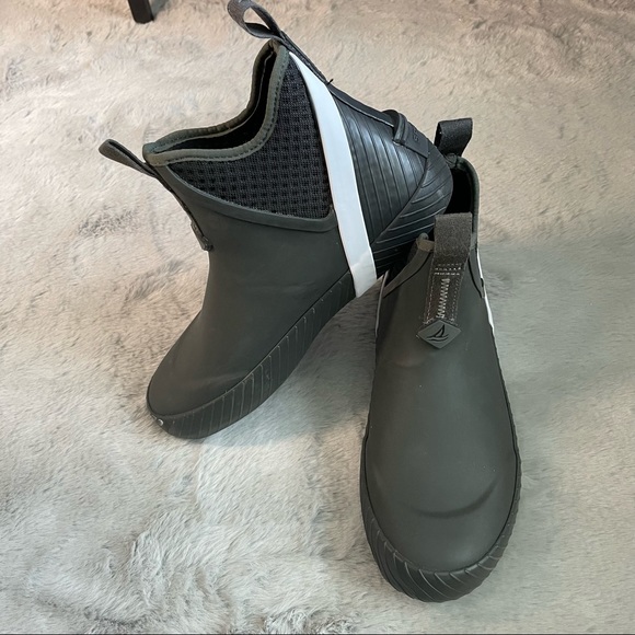 Sperry Cutwater Deck Boot Black Size 9 - Picture 4 of 14